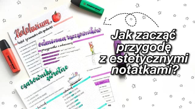 Jak robić ładne notatki w zeszycie – proste techniki i triki Jak robić ładne notatki w zeszycie – proste techniki i triki